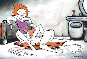 Wilma Flintstone and Betty Rubble