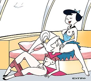 Wilma Flintstone and Betty Rubble