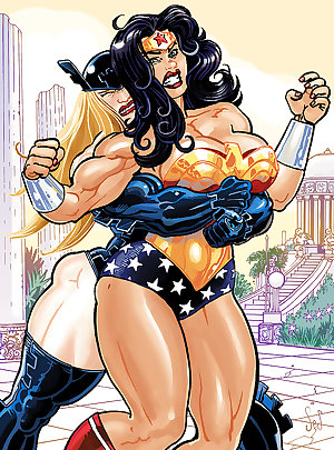 Power Girl, Supergirl, Wonder Woman