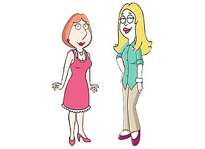 Francine Smith & Lois Griffin. Queens of Cartoon Milfs